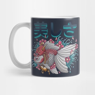 Golden Oni Fish Mug